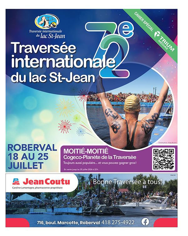 Traversée internationale du lac St-Jean - juillet 2026