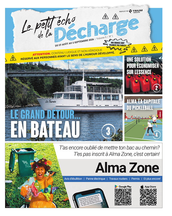 Le petit écho de la Décharge 27 août 2026