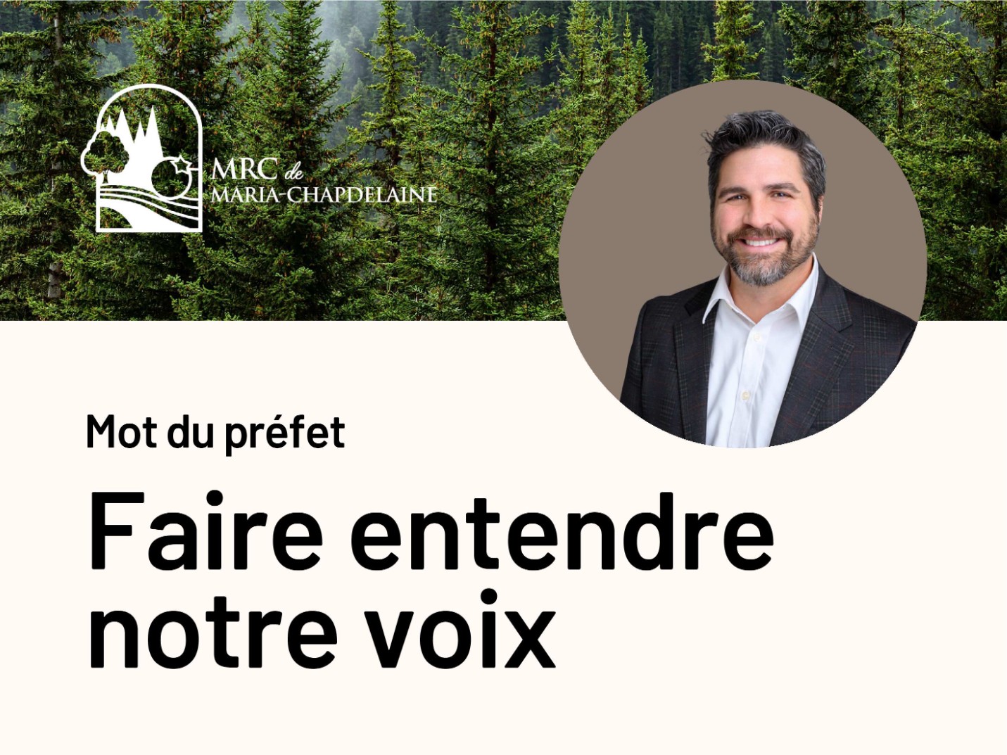Faire entendre notre voix