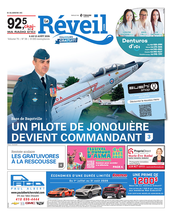 Jeudi 6 août 2026