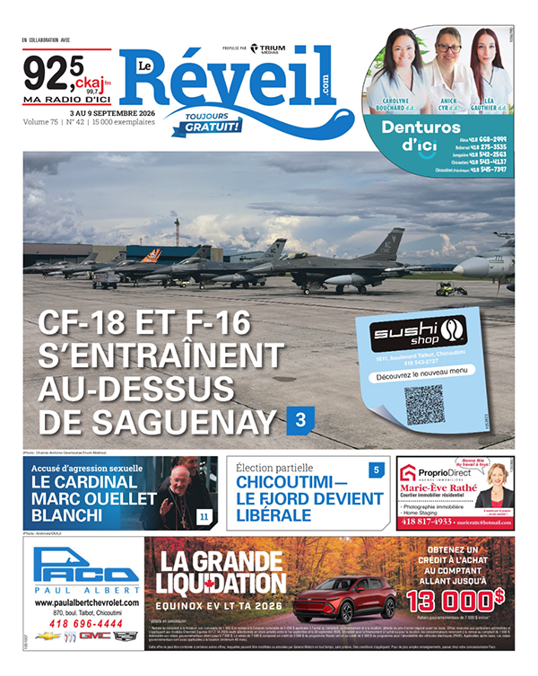 Jeudi 3 septembre 2026